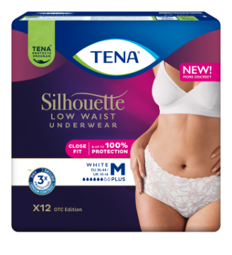 Tena Silhouette White Plus püksid