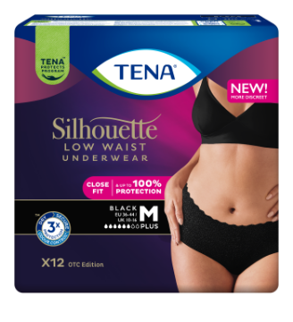 Tena Silhouette Black Plus püksid M 750 ml N12